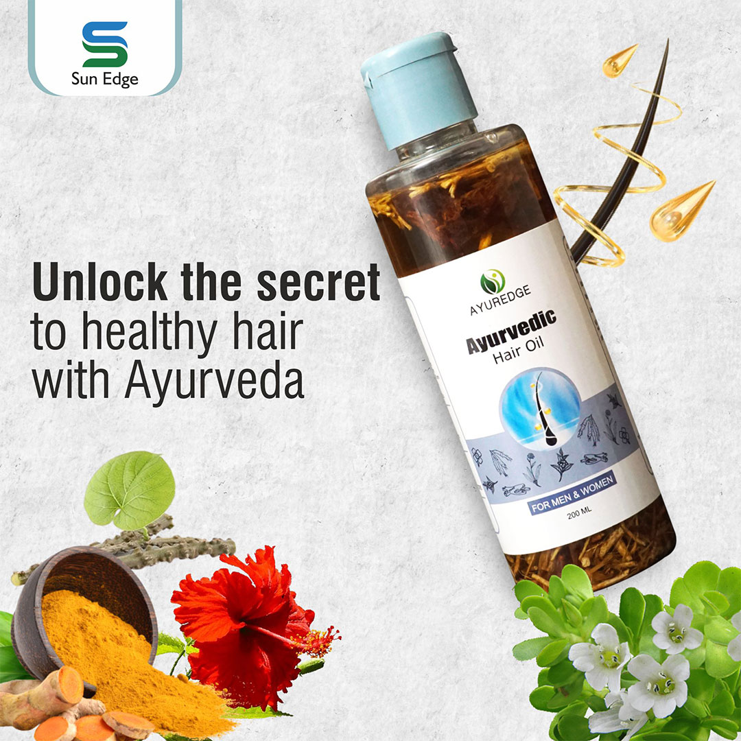 Ayurvedic Hair Oil 200 ML - Sunedge