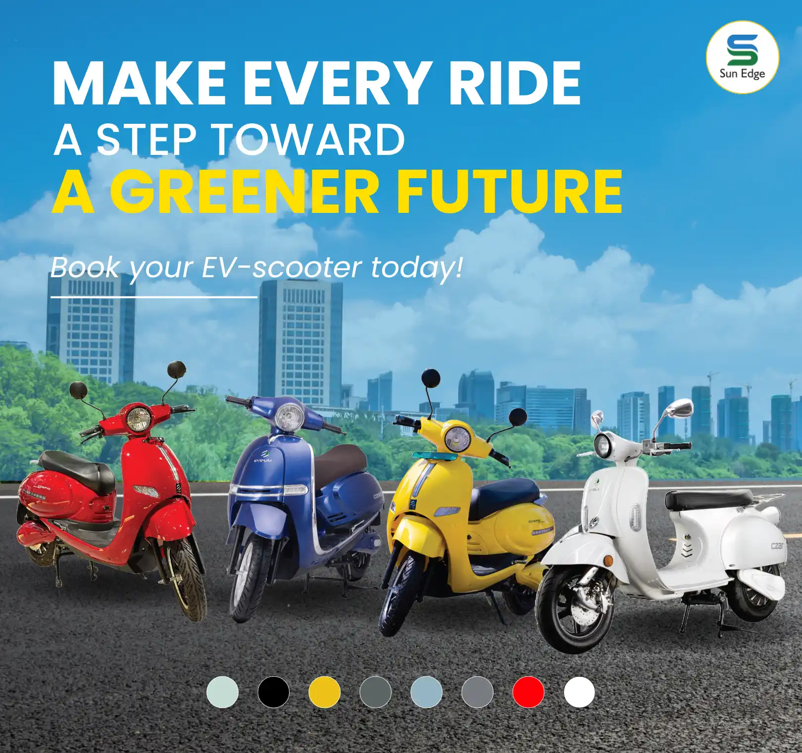 EV SCOOTER mobile size BANNER