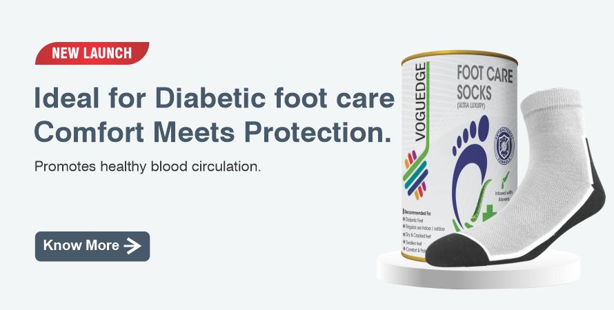 foot care socks banner